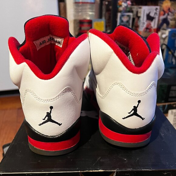 Jordan 5 Retro - Fire Red Black Tongue (2013) (GS) 6Y - Picture 3 of 4